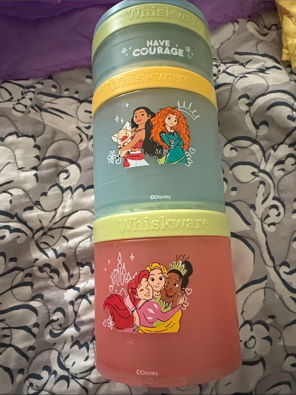 Sparkling Mermaid,Princess’s Belle and Rapunzel costumes with snack container